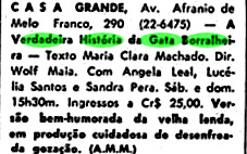 Anúncio de Jornal