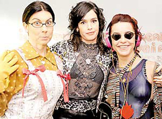 Ângela Dip, Maria Flor e Lucélia Santos
