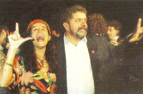 Lucélia Santos e Lula 