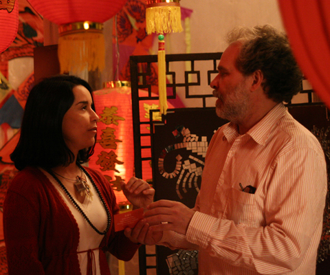 Lucélia Santos e o Diretor Moacyr Góes