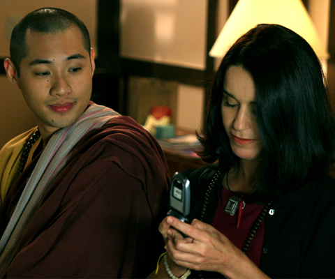 Thomas Li e Lucélia Santos 