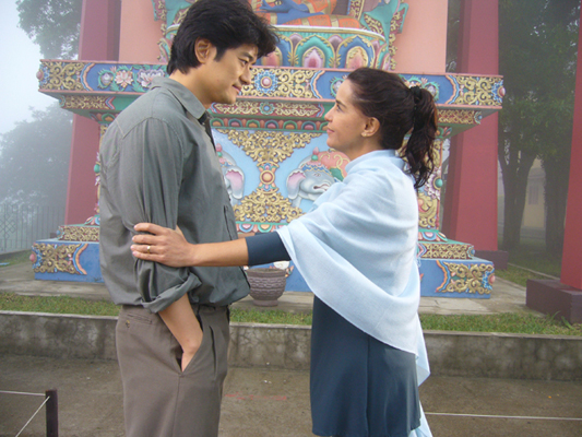 Chao Chen e Lucélia Santos 