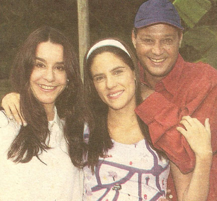 Lucélia Santos, Rafaela Mandelli e André de Biase