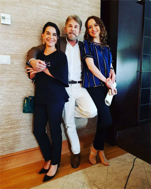 Lucélia Santos, Edwin Luisi e Cristina Lago