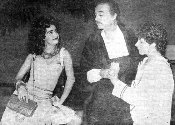 Lucélia Santos, Rubens de Falco e Fábio Villa Verde