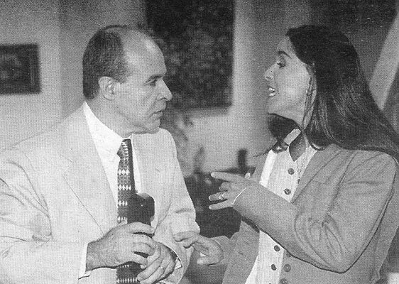 Osmar Prado e Lucélia Santos