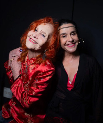 A Diretora Helena Ignez e Lucélia Santos