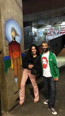 Lucélia Santos e o Diretor Diego da Costa